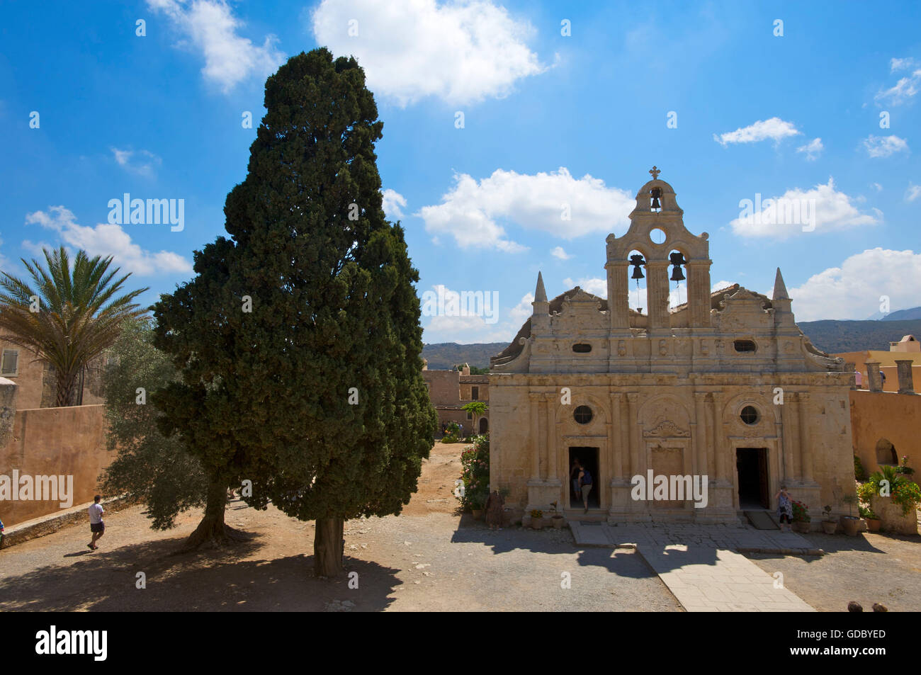 Moni Arkadi Monastery, Crete, Greece Stock Photo