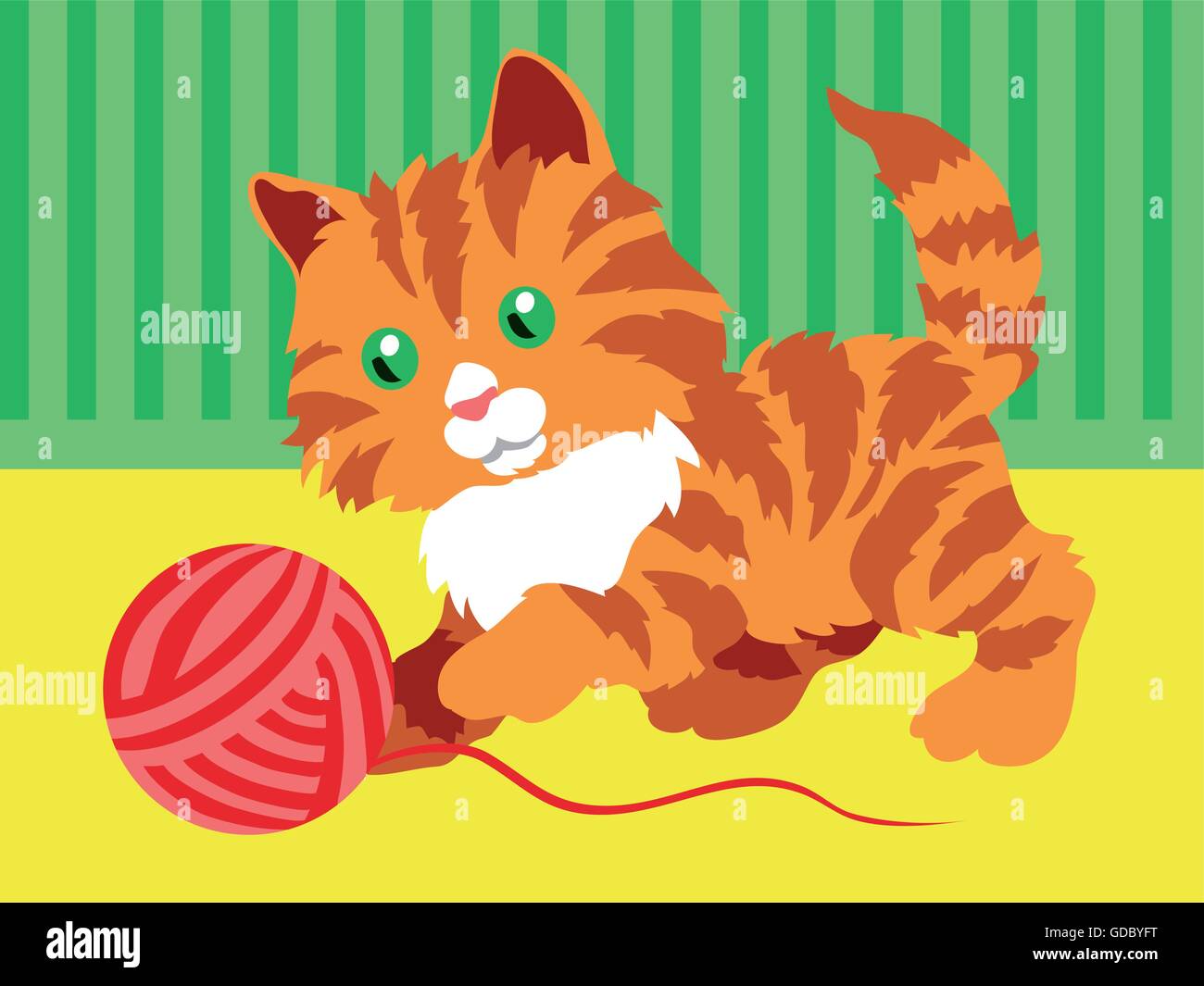 Нарисуй кота игра. Кошка с клубком. Котёнок и клубок. Котенок с клубком рисунок. Котик с клубочками.