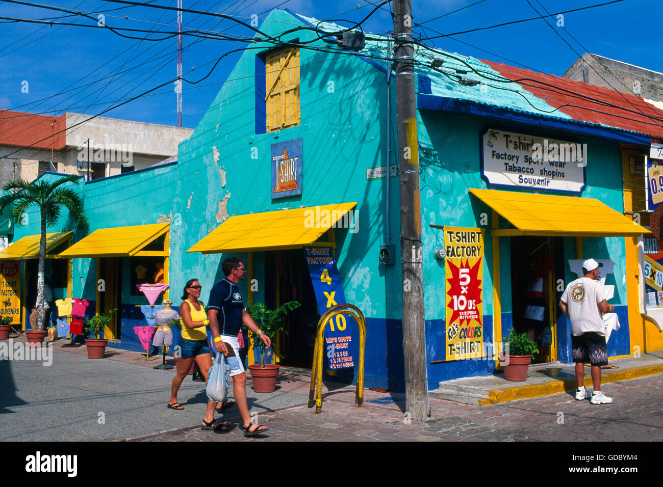 Shopping, Isla Mujeres, Riviera Maya, Yucatan, Mexico Stock Photo Alamy