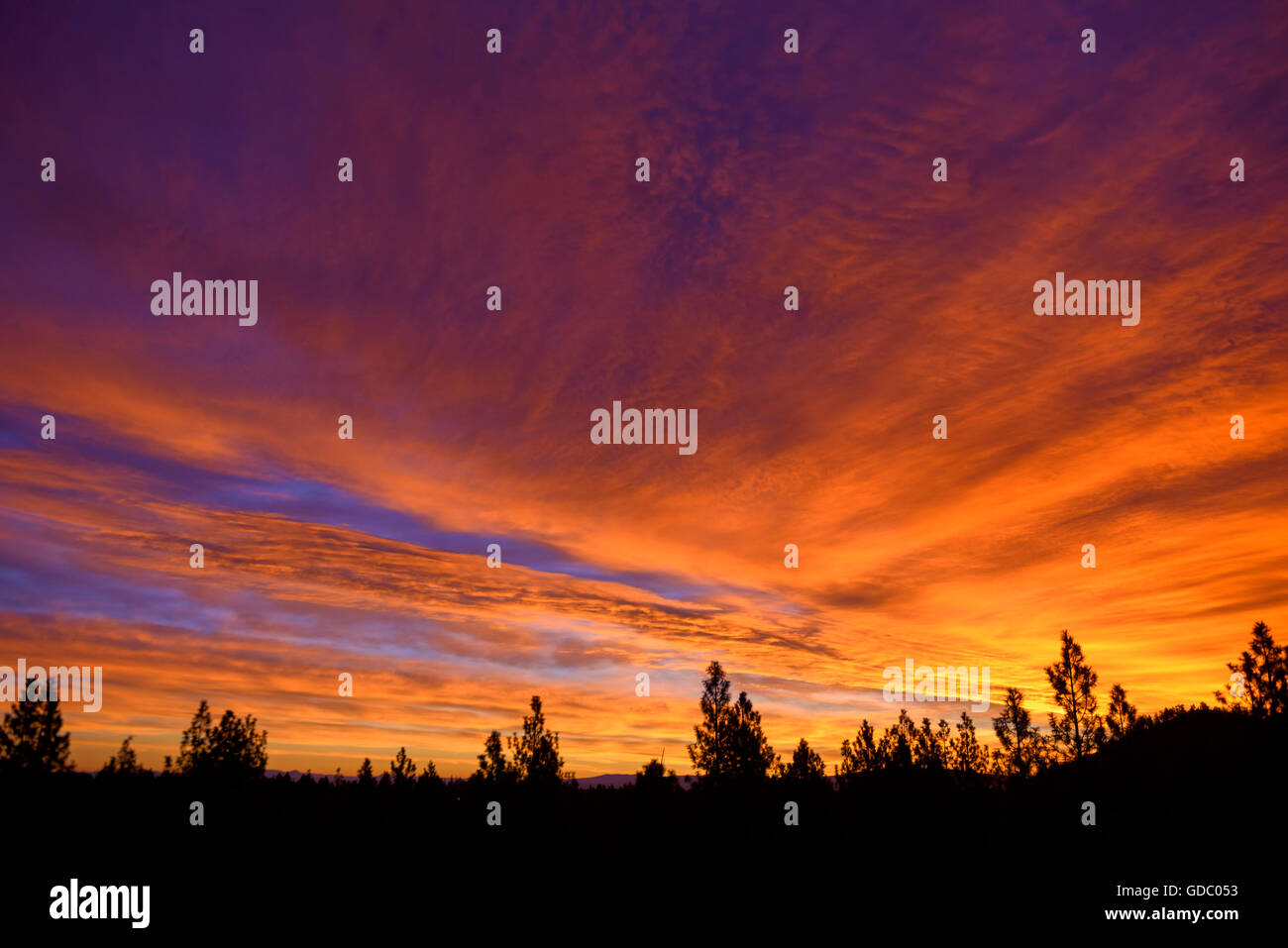 USA,Oregon,Deschutes County,sky Stock Photo