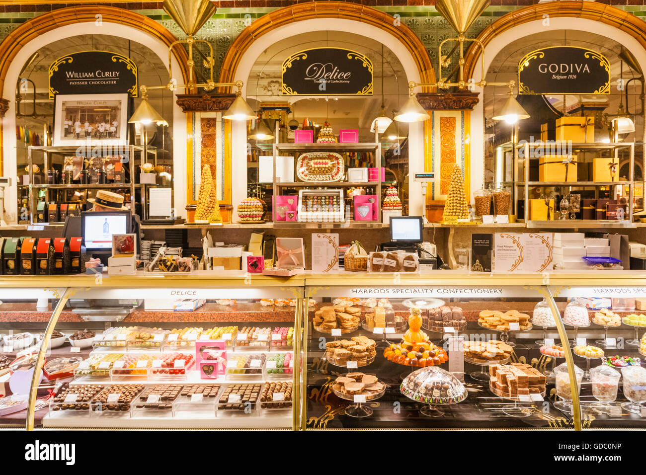 Harrods food hall hires stock photography and images Alamy