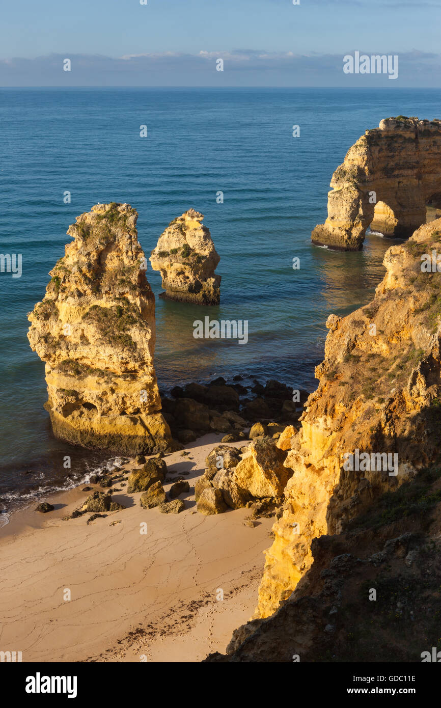 Praia da Marinha,Portugal,Algarve Stock Photo