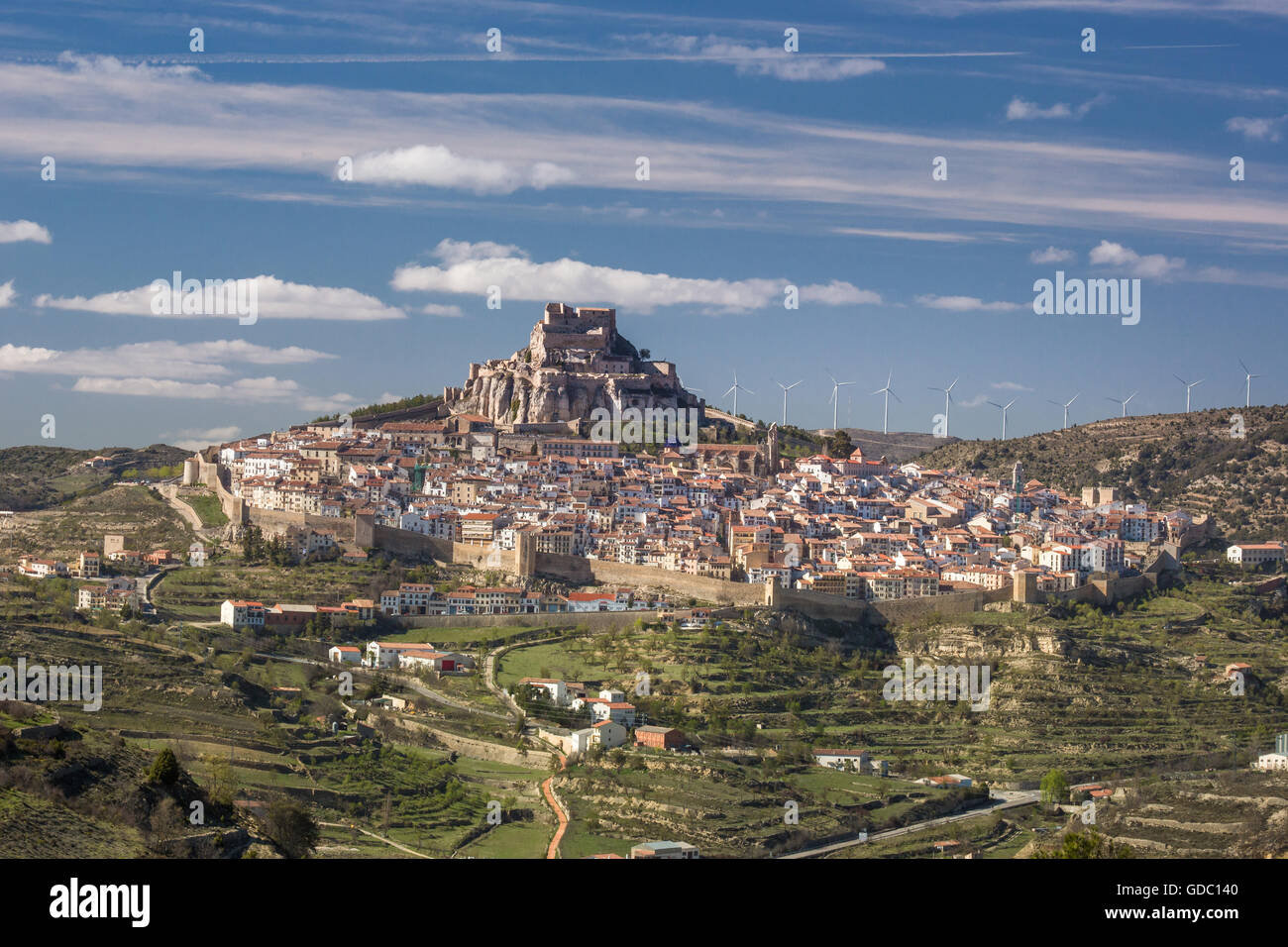 Spain,Valencia region,Castellon province,Morella City Stock Photo