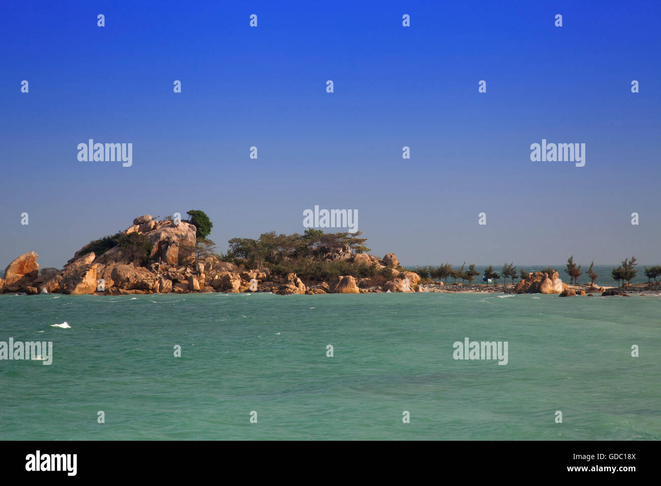 coastal scenery near Sao Bien,Ninh Thuan,Vietnam,Asia Stock Photo