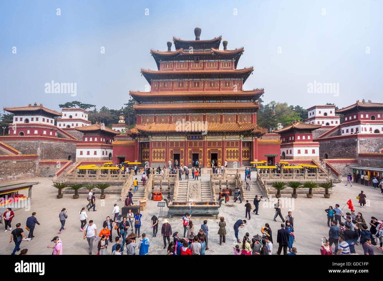 China,Chengde City,Punning Temple Stock Photo