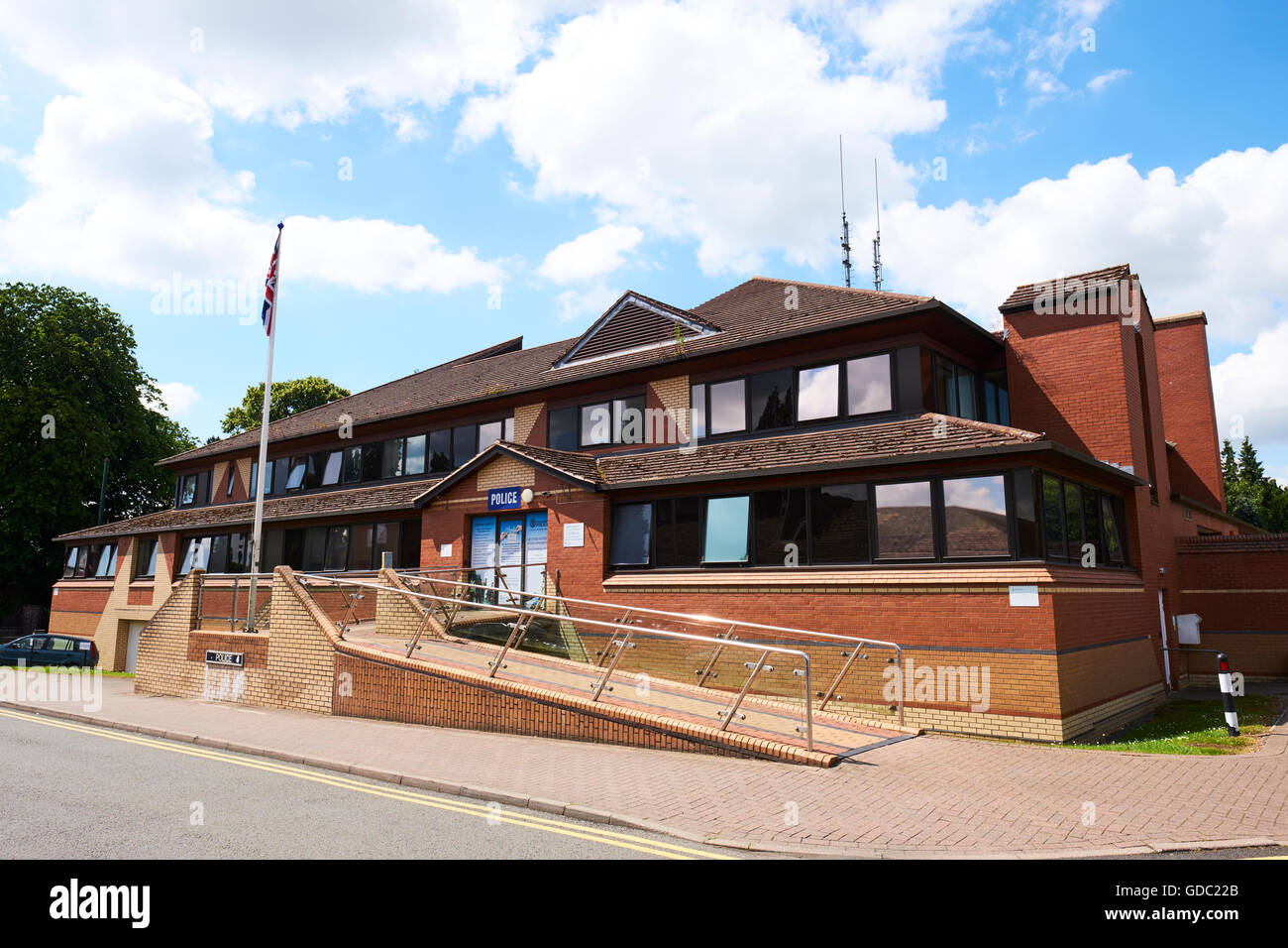 Police Station High Street Bedworth Warwickshire West Midlands UK Stock