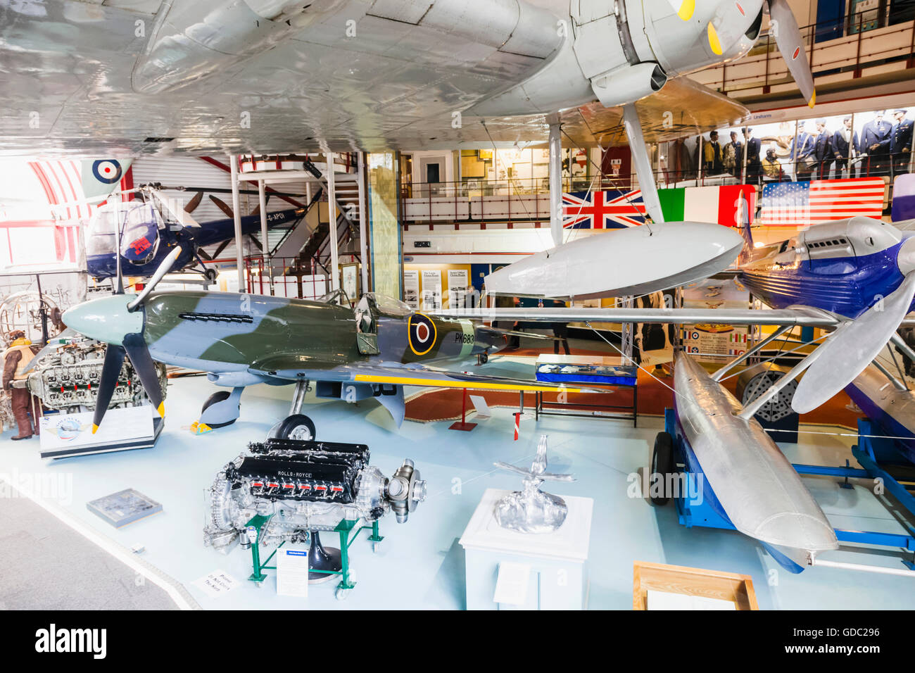 England,Hampshire,Southampton,The Solent Sky Museum,Display of
