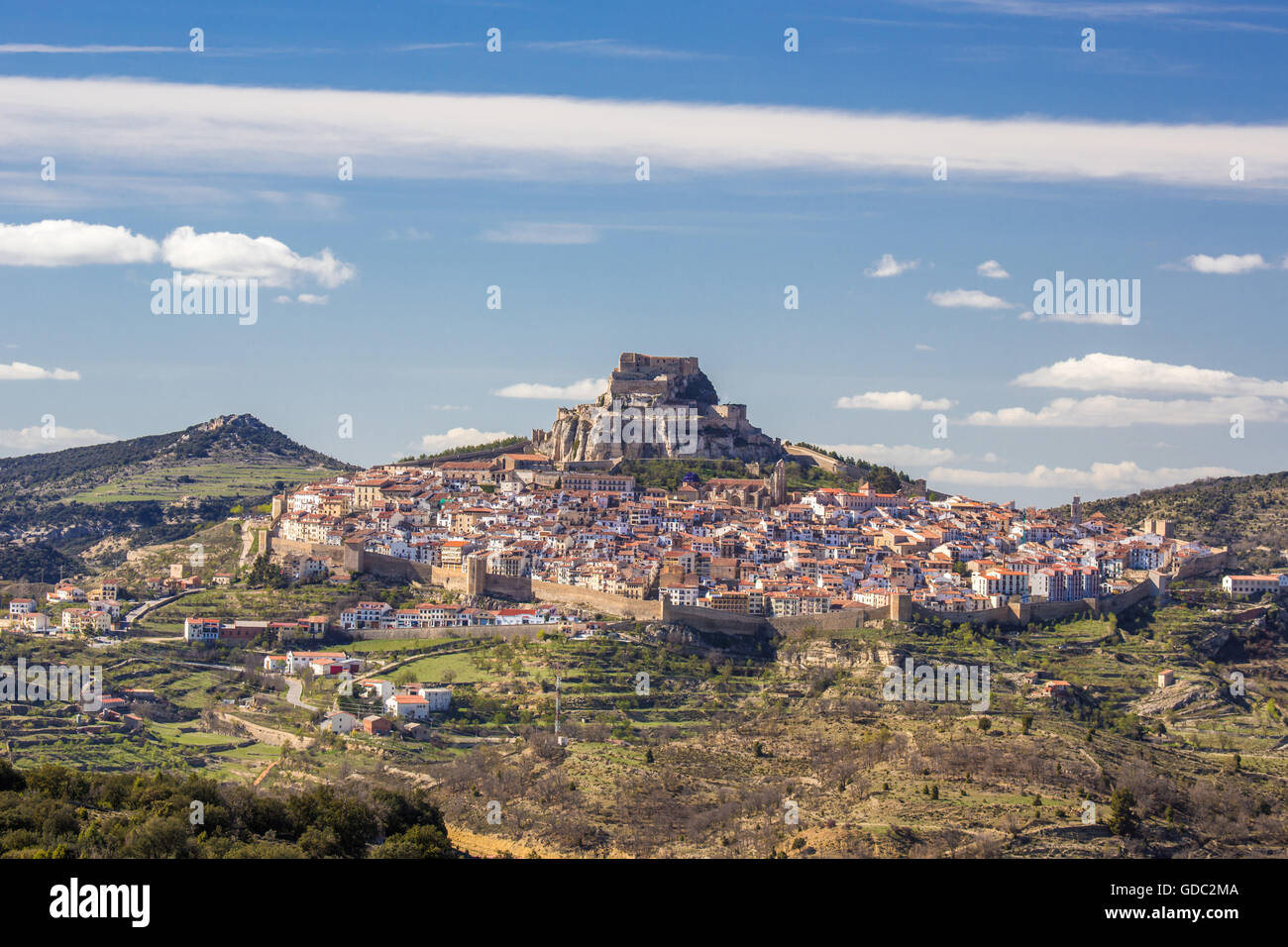 Spain,Valencia region,Castellon province,Morella City Stock Photo