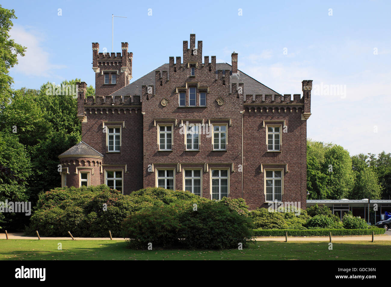 Villa of Eerde in Geldern,Lower Rhine,North Rhine-Westphalia Stock Photo