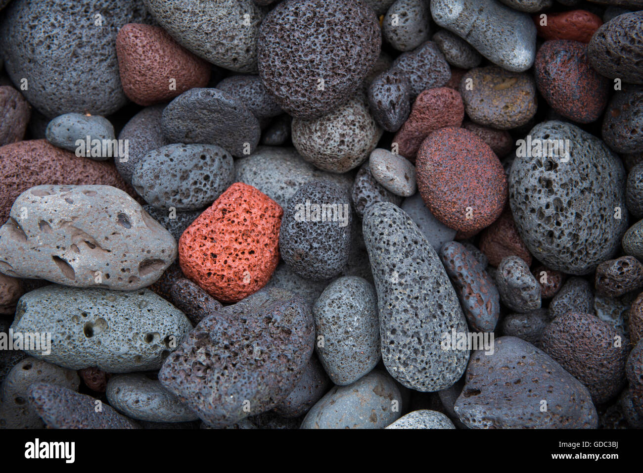 Big Island,volcano stones,Pololu Valley,coast,Big Island,USA,Hawaii,America,rock,cliff,stone,mountains,Volcanical,l Stock Photo