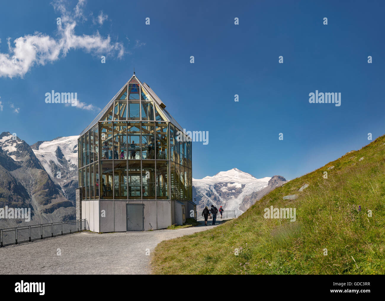 Heiligenblut am Grossglockner,Austria,Kaiser-Franz-Josefs-Hohe,Pasterze glacier of the Grossglockner Stock Photo