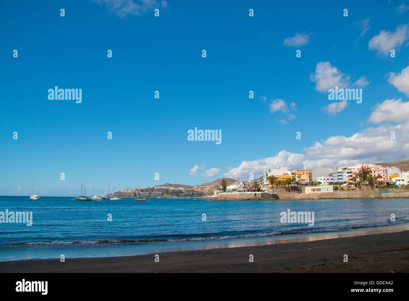 Gran Canaria,Canary islands,Spain,Europe,Arguineguin,sea,tourism Stock Photo