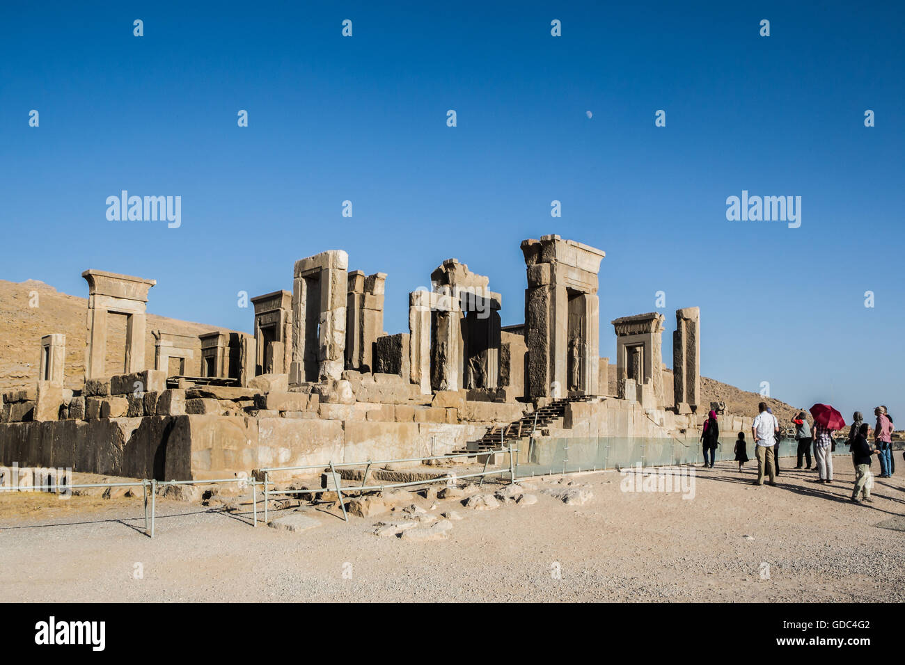 Iran,Persepolis City,Ripylon of Audience ruis Stock Photo