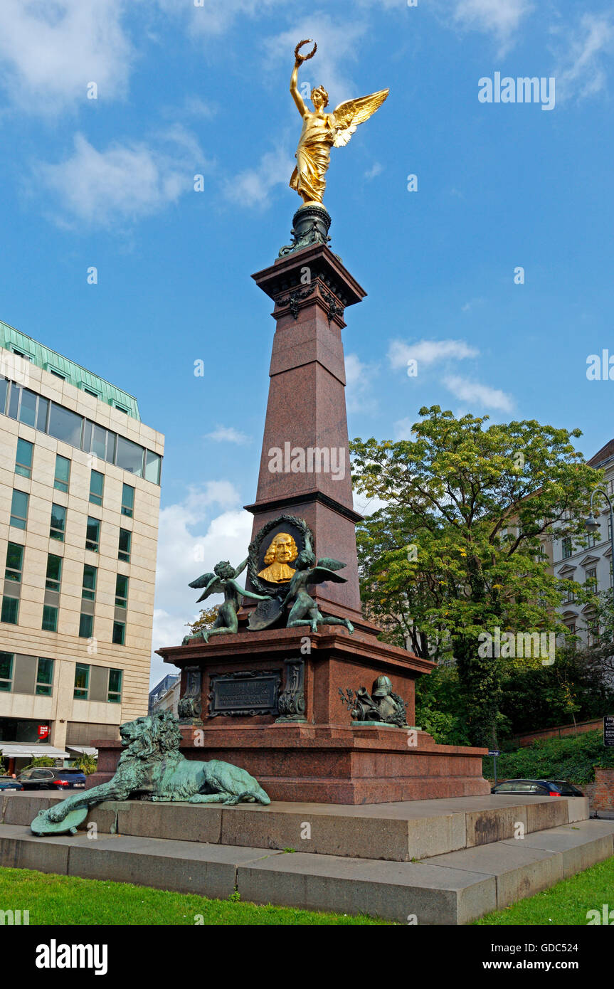 Monument,Johann Andreas von Liebeberg,mayor Stock Photo