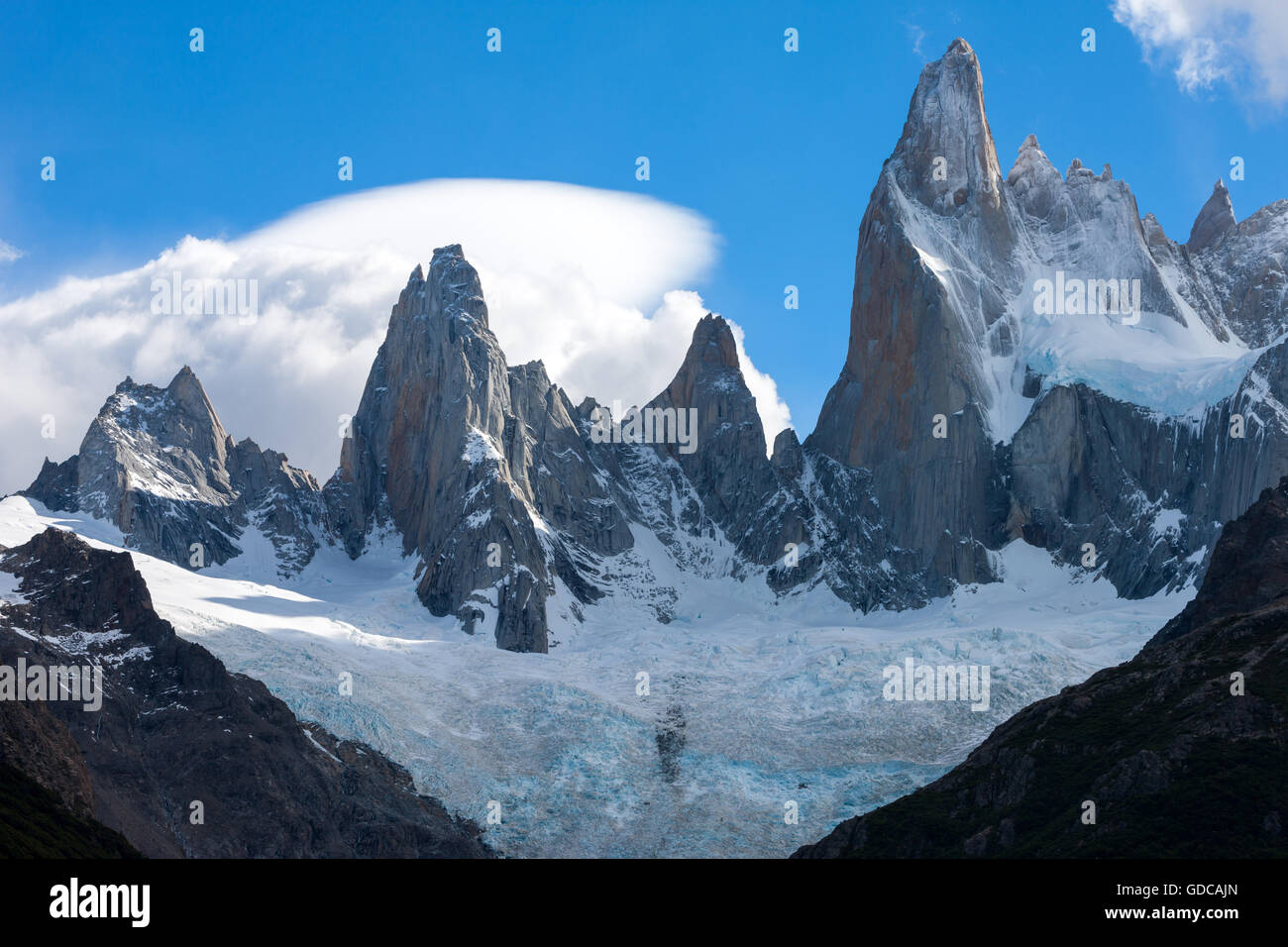 Cerro Poincenot,Argentina,Patagonia Stock Photo