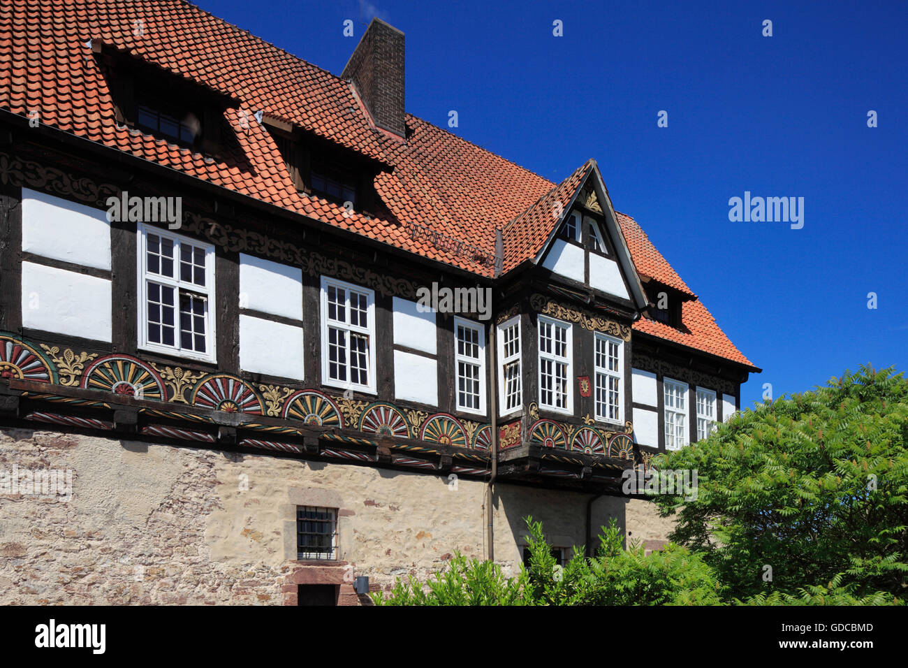 Castle in Blomberg,Weser Bergland,North Rhine-Westphalia Stock Photo