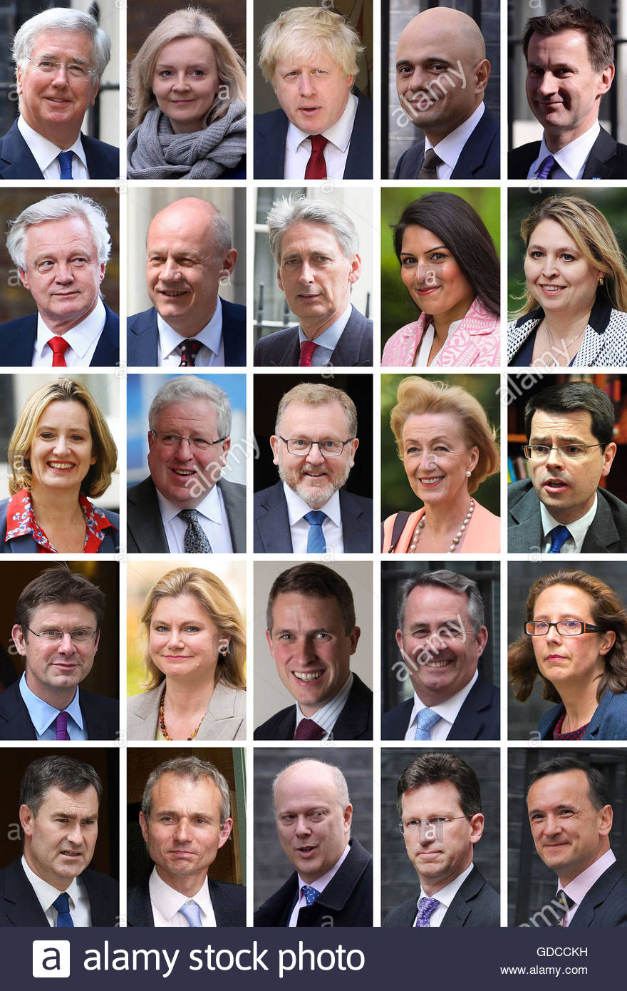 File Photos Of Prime Minister Theresa May S Newly Appointed