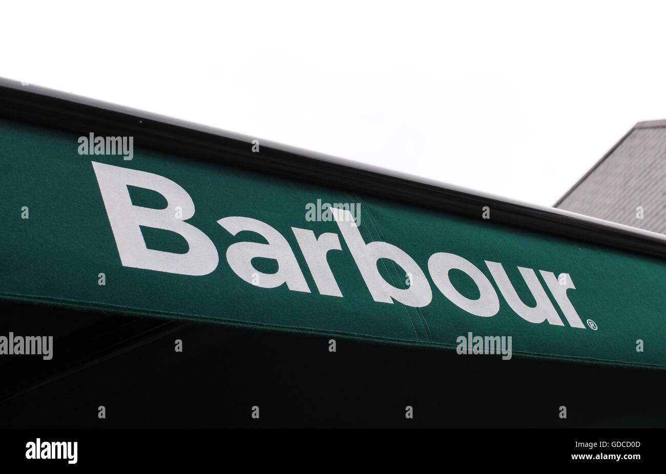 Barbour logo hi-res stock photography and images - Alamy