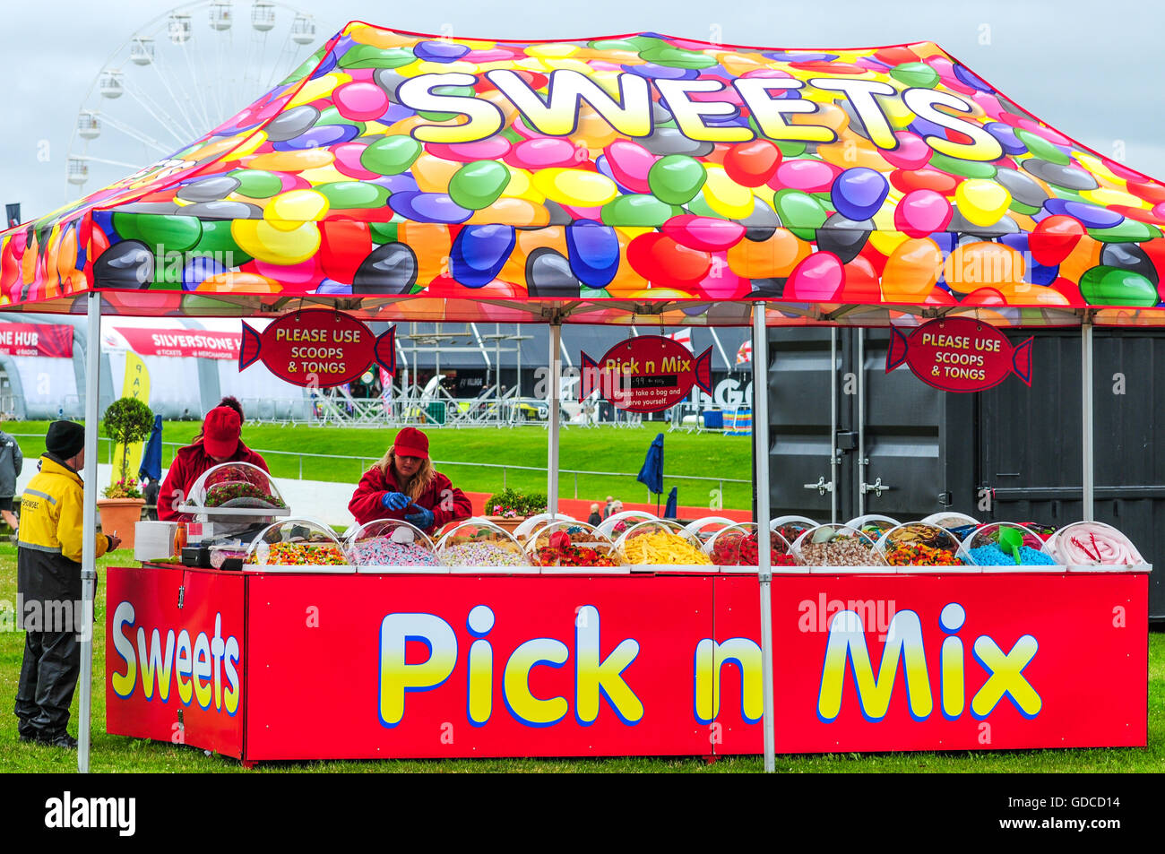 Pick n mix sweet stand Stock Photo Alamy