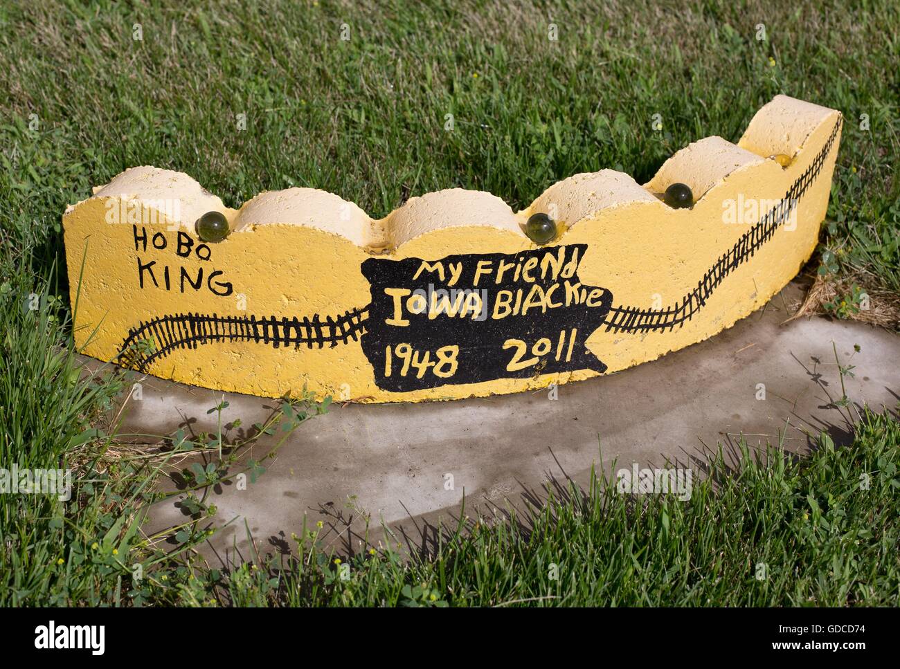 Hobo Cemetery in Britt, Iowa, USA Stock Photo Alamy