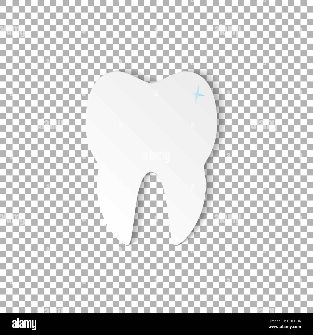 tooth dental on transparent background Stock Vector Image & Art - Alamy