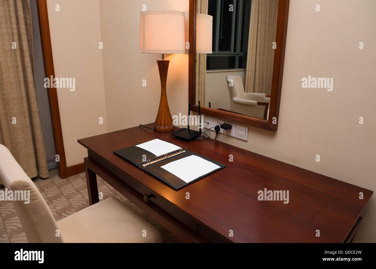 Desk in a hotel room hires stock photography and images Alamy
