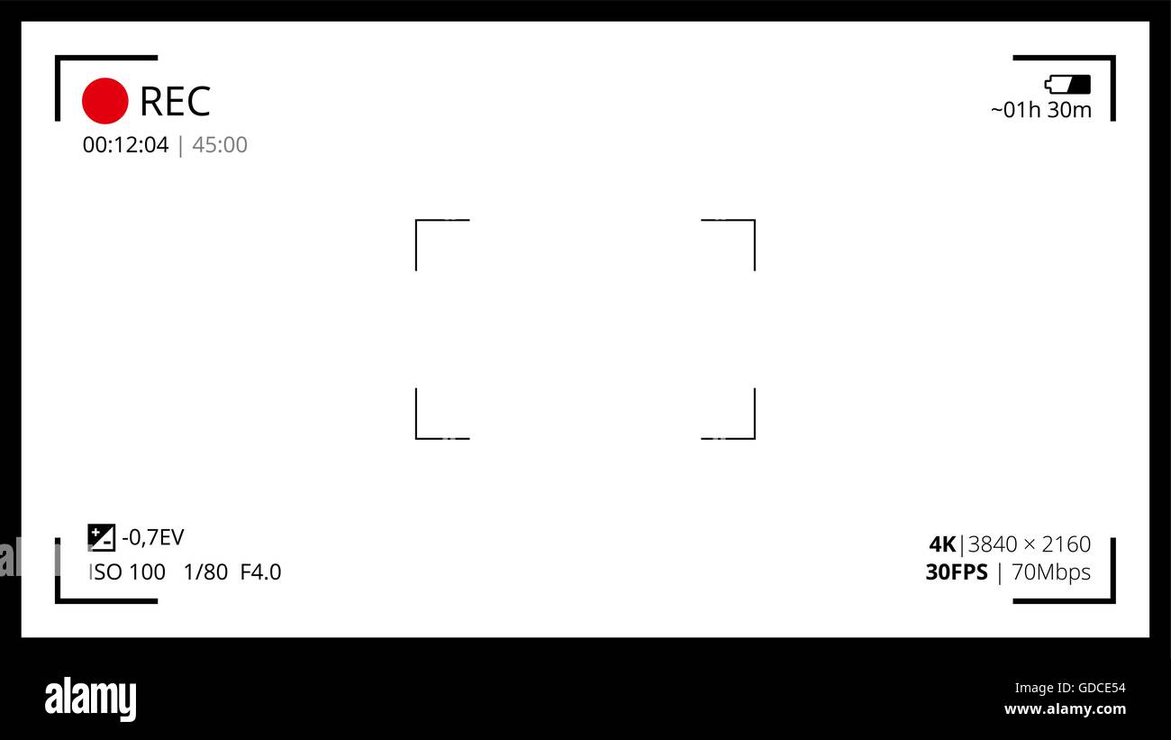 camera viewfinder screen Stock Vector Image & Art Alamy