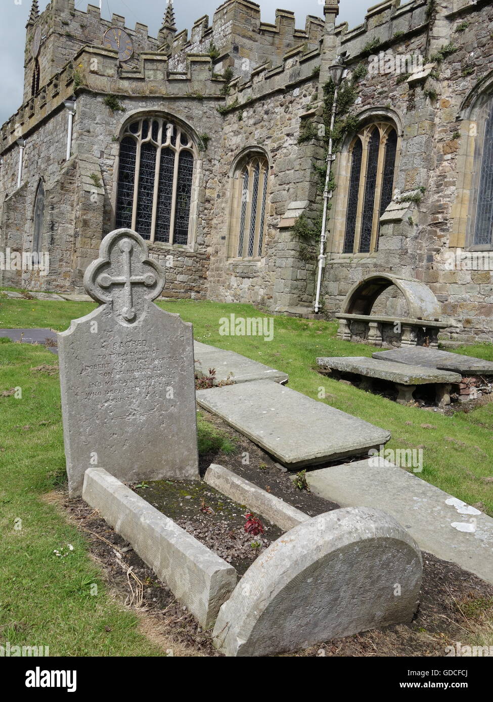 St Marys and St Nicholas Church Beaumaris Stock Photo Alamy