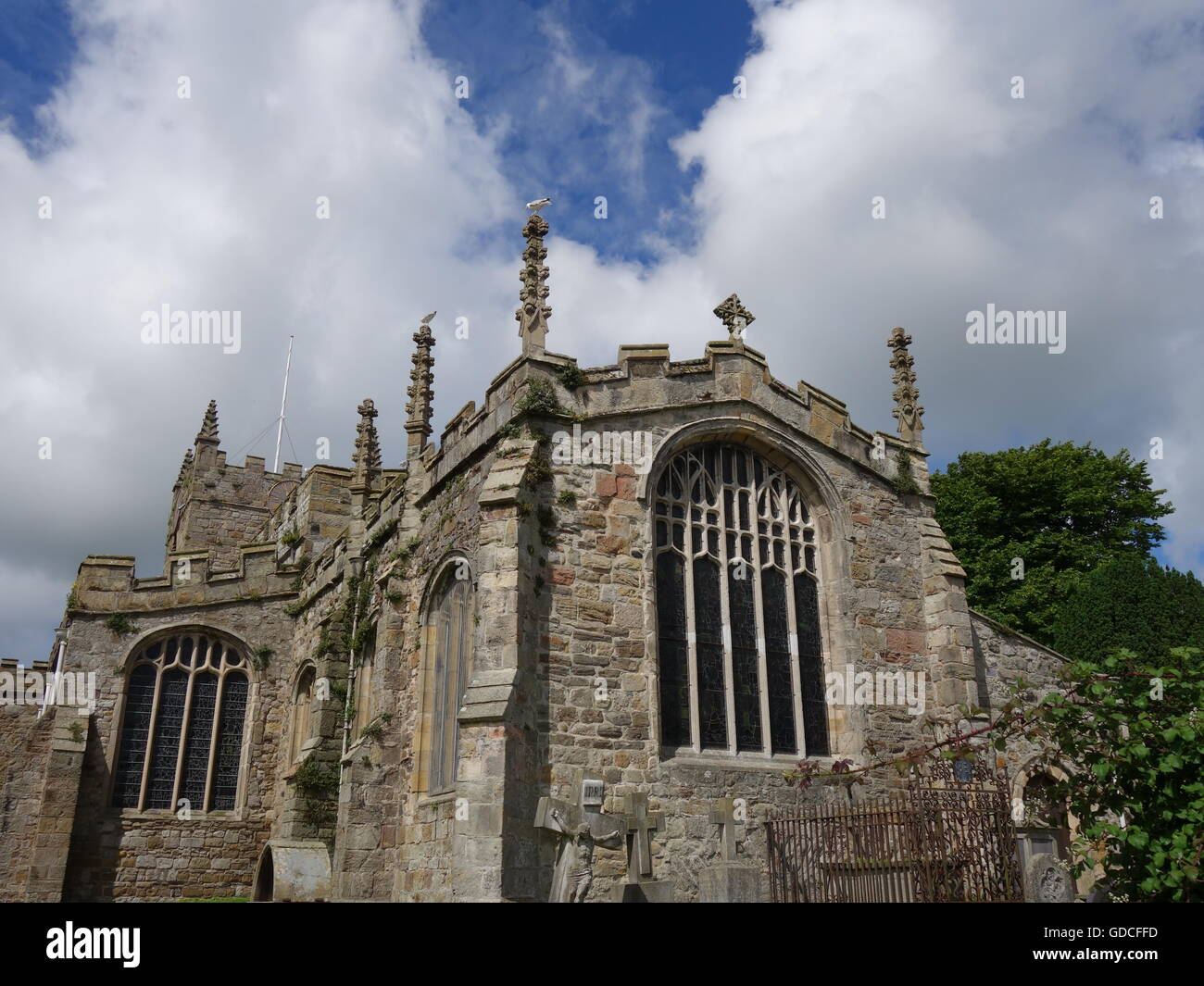 St Marys and St Nicholas Church Beaumaris Stock Photo Alamy