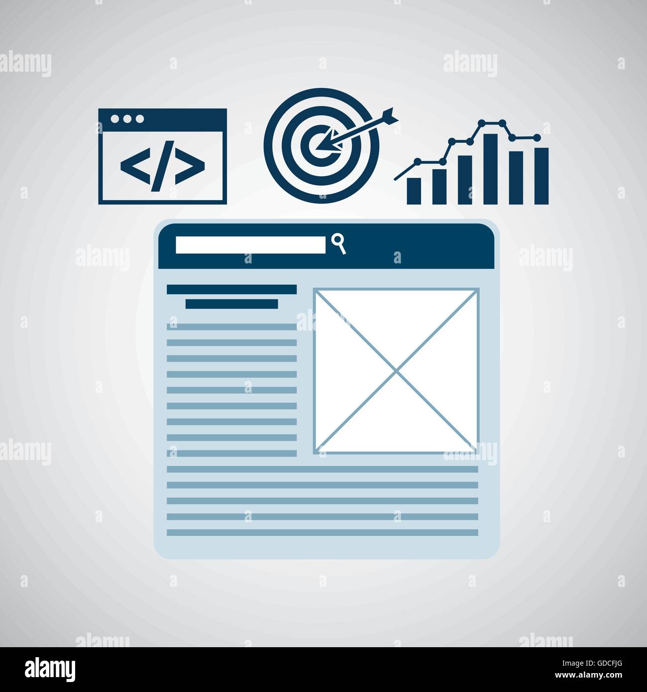 data analysis icon Stock Vector Image & Art - Alamy