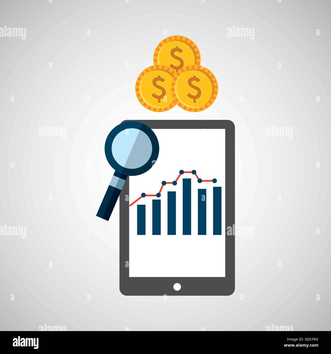 data analysis icon Stock Vector Image & Art - Alamy