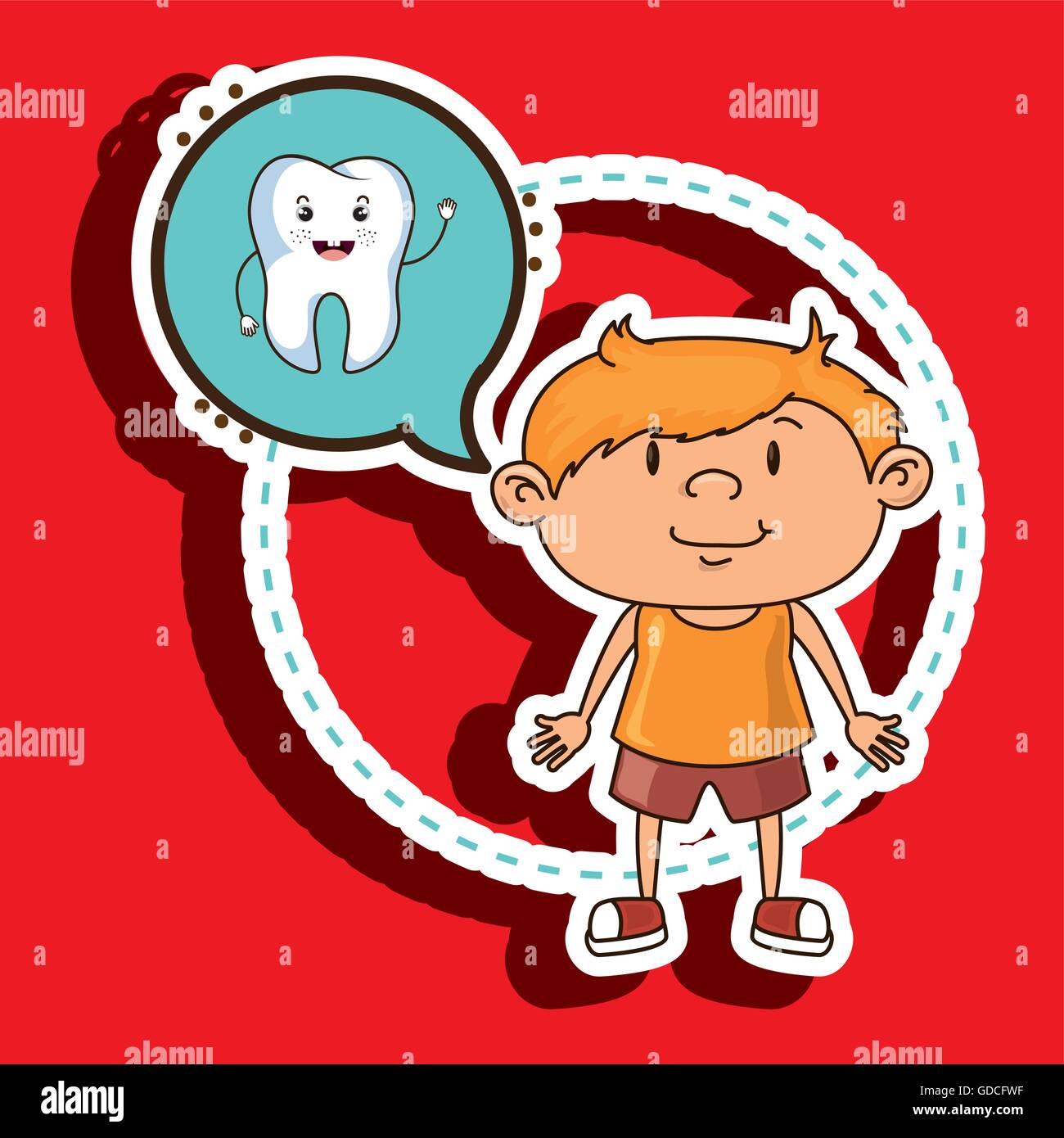 child with tooth isolated icon design Stock Vector Image & Art - Alamy