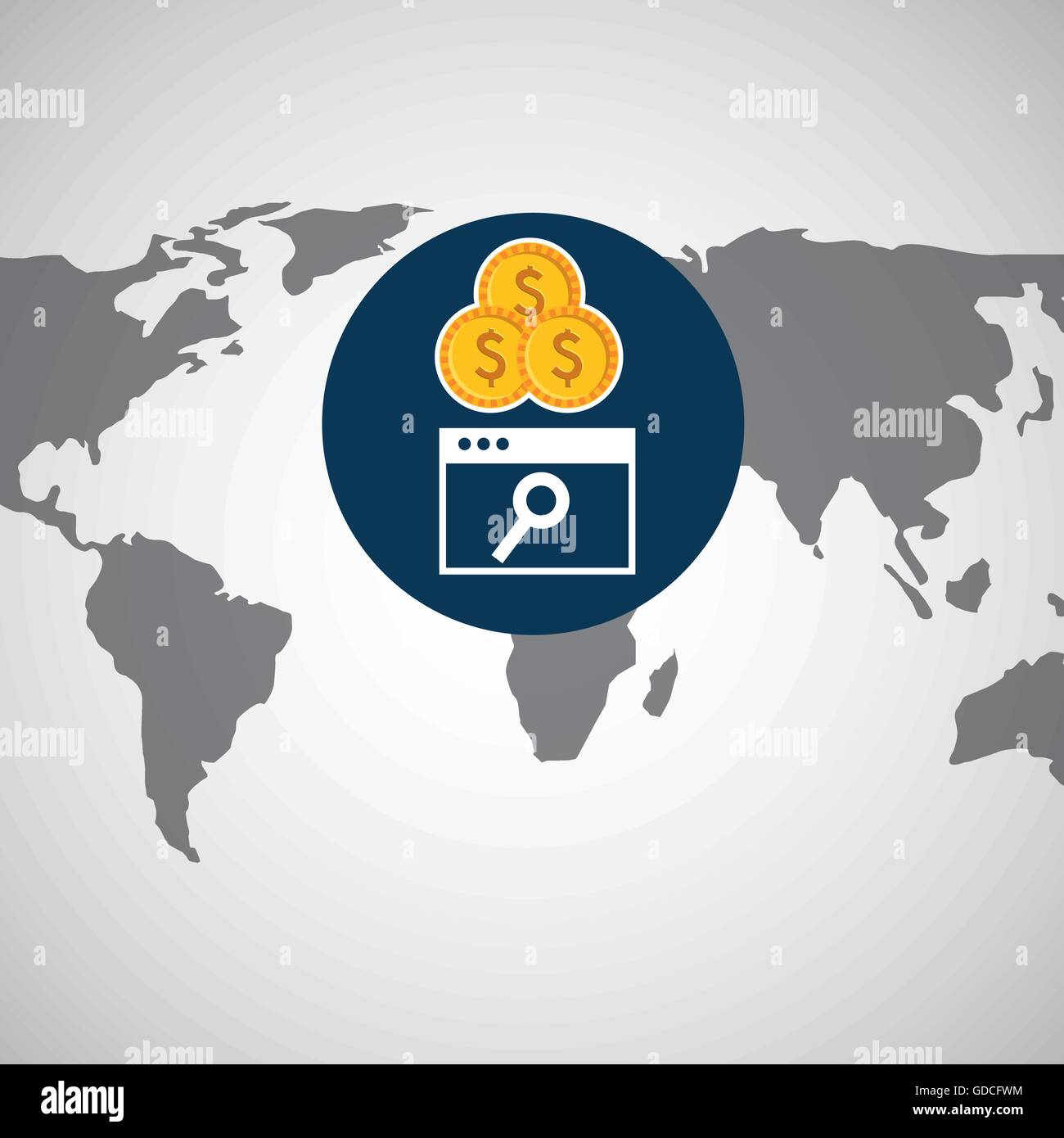 world map icon Stock Vector Image & Art - Alamy
