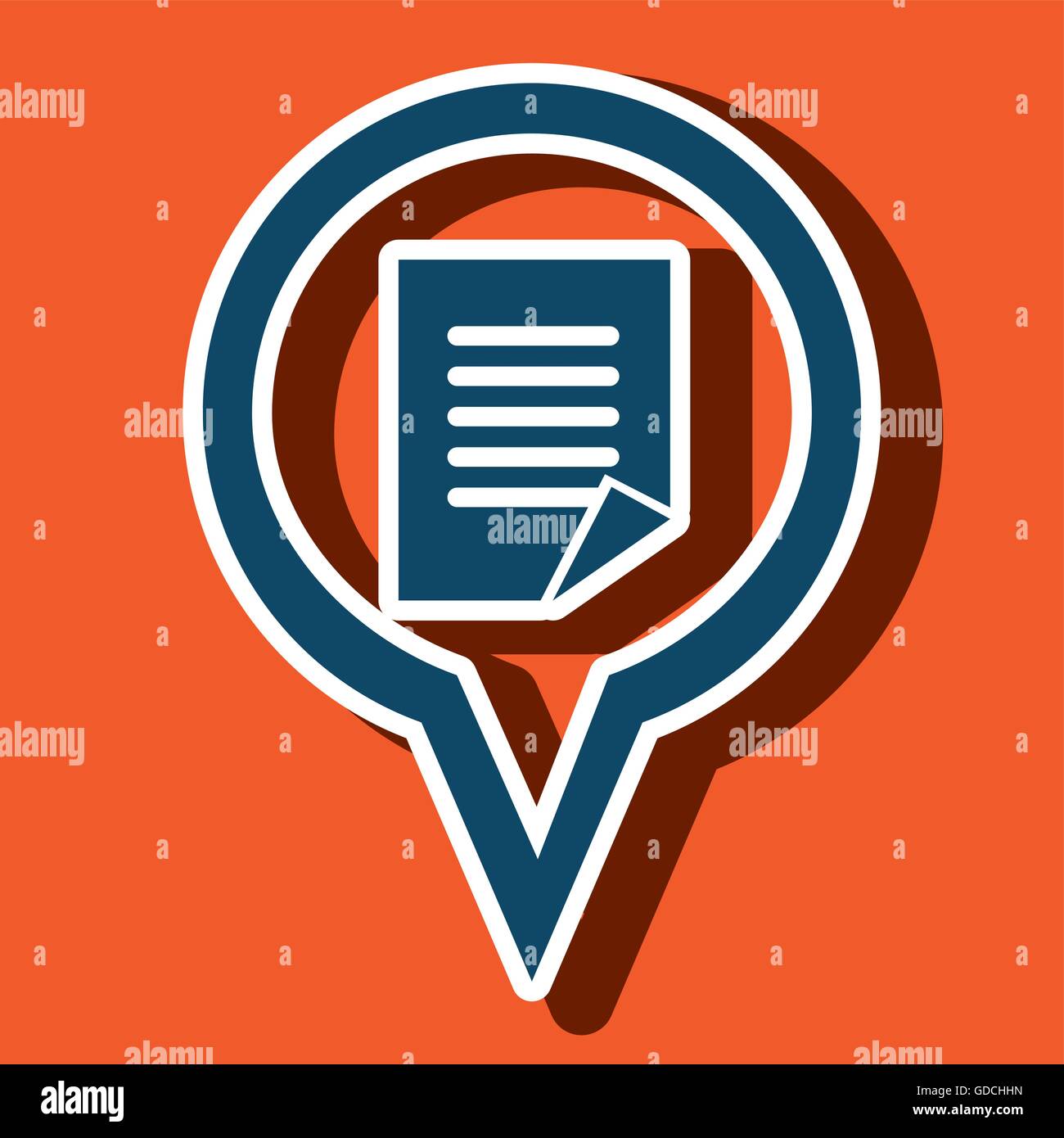 symbol of papers isolated icon design Stock Vector Image & Art Alamy