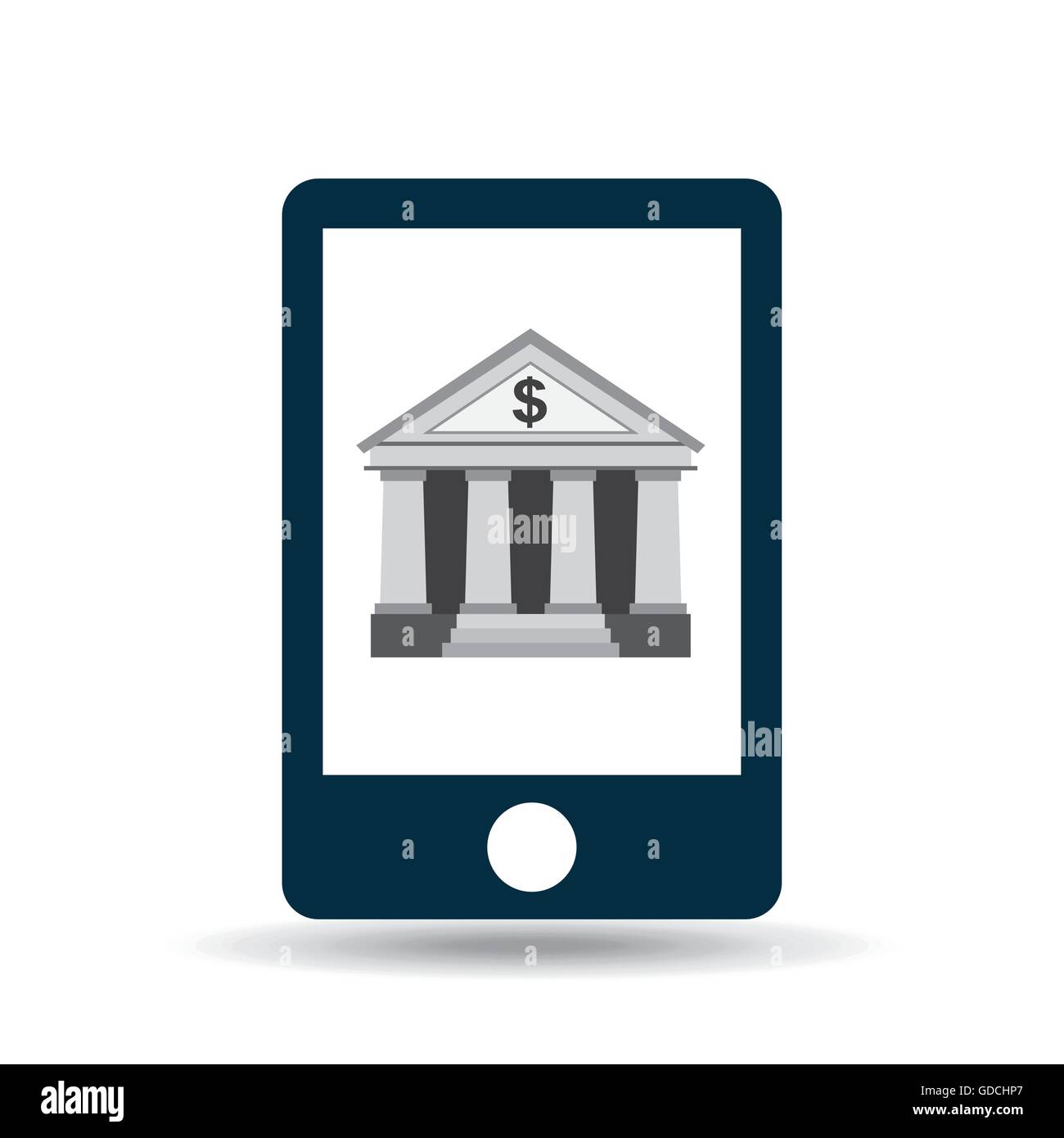 bank building icon Stock Vector Image & Art - Alamy