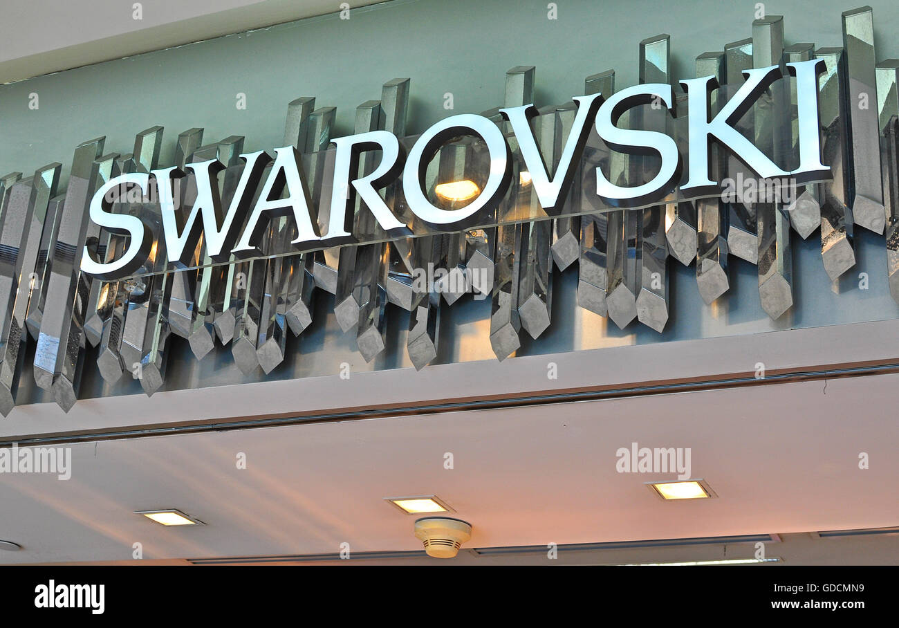 HO CHI MINH, VIETNAM - MARCH 6: Logo of Swarovski flagship store in Ho Chi  Minh city centre on March 6, 2015 Stock Photo - Alamy