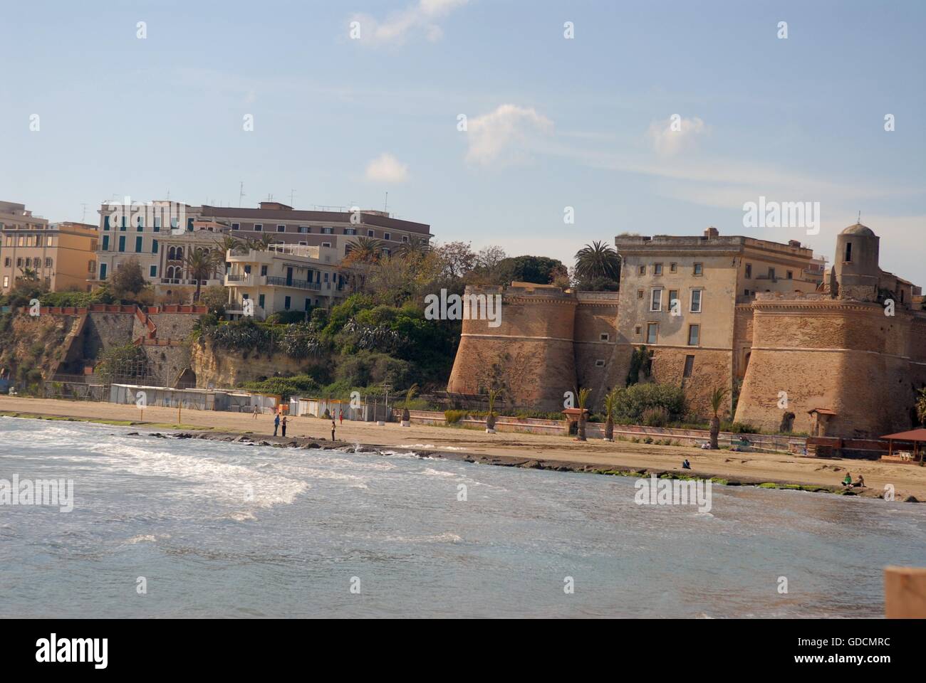 Fort Sangallo in Nettuno town (Lazio region, Rome, Italy) Stock Photo