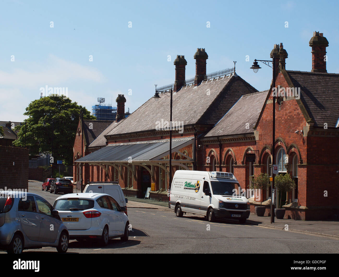 The streets and allay ways of the historic village of Tynemouth where