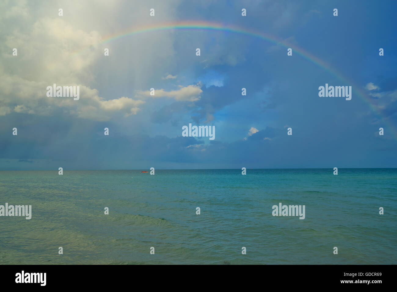 Rainbow over the ocean at Koh Samui, Thailand Stock Photo - Alamy
