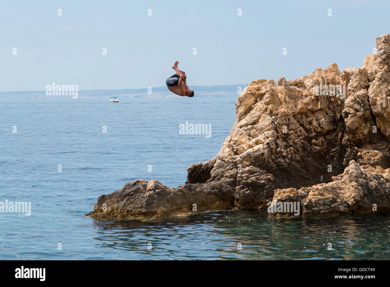 Golden Beach in Island Krk, Croatia Stock Photo Alamy