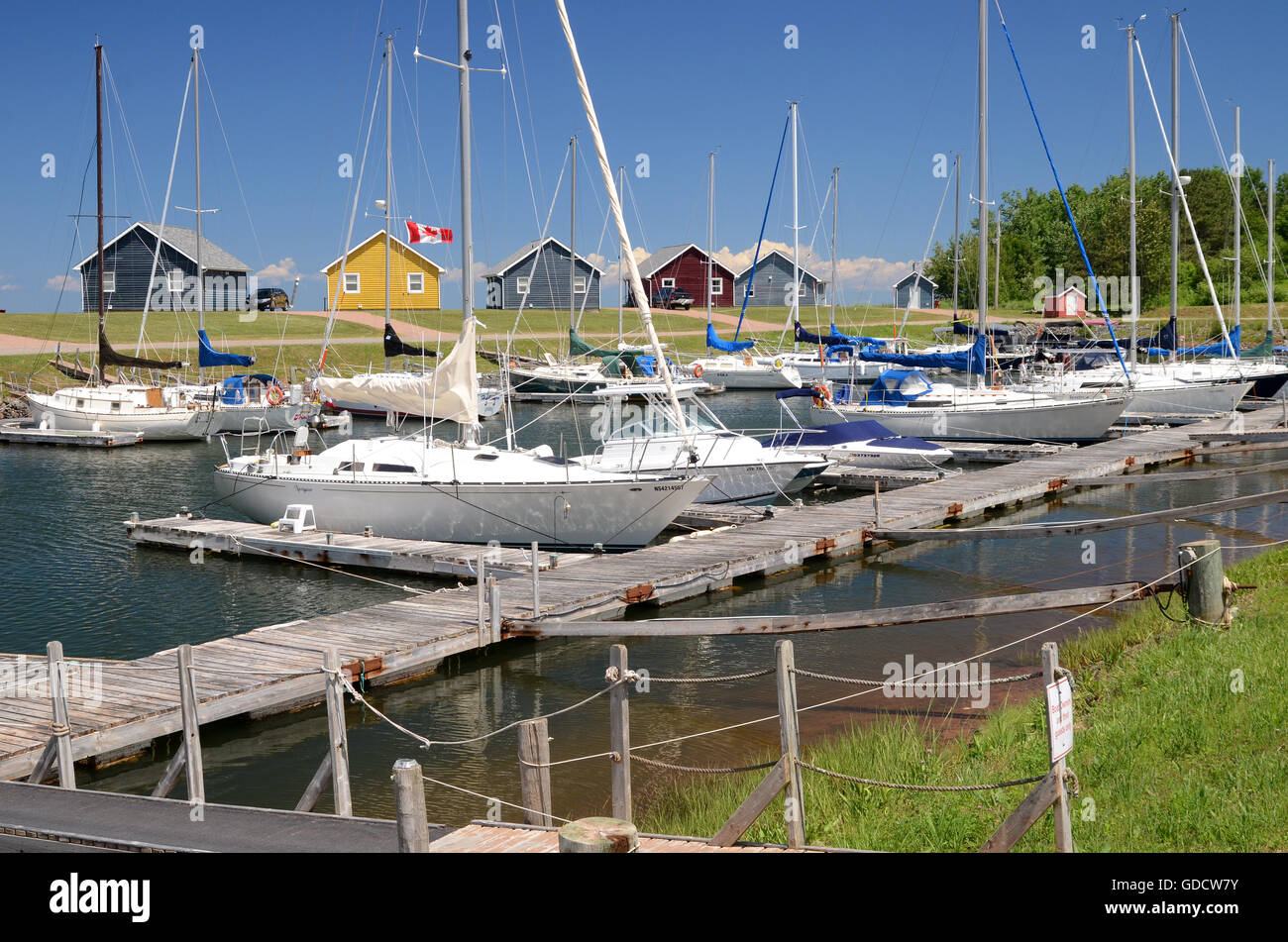 Barrachois Harbour, near Tatamagouche, Nova Scotia Stock Photo Alamy