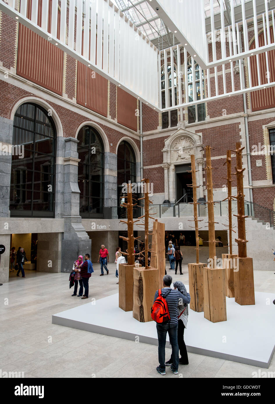 Rijks Museum Interior Amsterdam Holland Stock Photo - Alamy