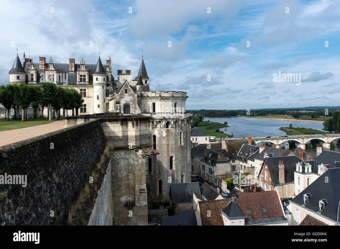 Europe, France, Indre et Loire, Amboise, Saint Hubert chappel Stock Photo