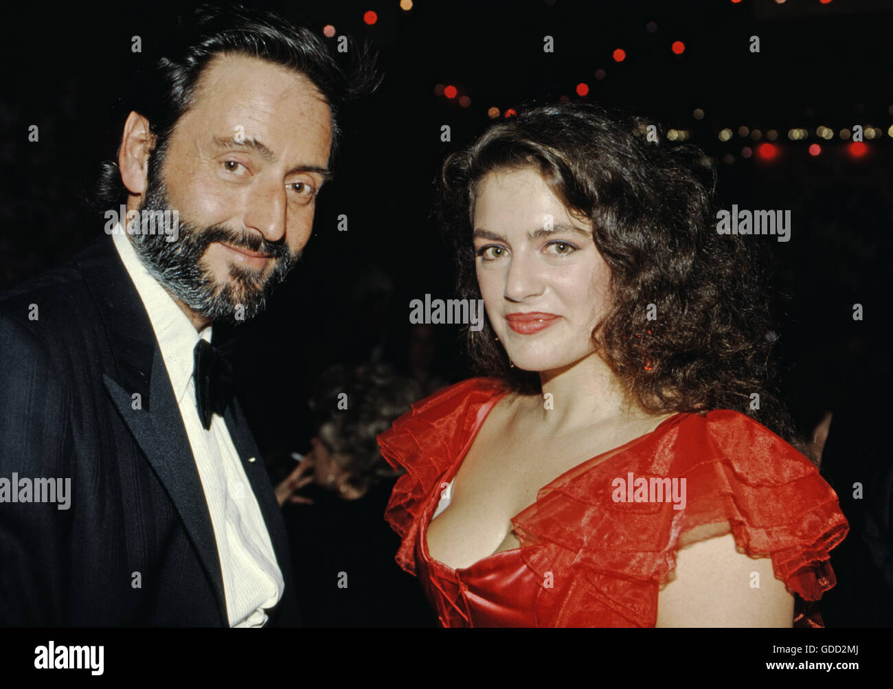 Dietl, Helmut, 22.6.1944 - 30.3.2015, German director, half length, with Christine Neubauer, Deutscher Filmball, Hotel Bayerischer Hof, Munich, Germany, 1990, Stock Photo