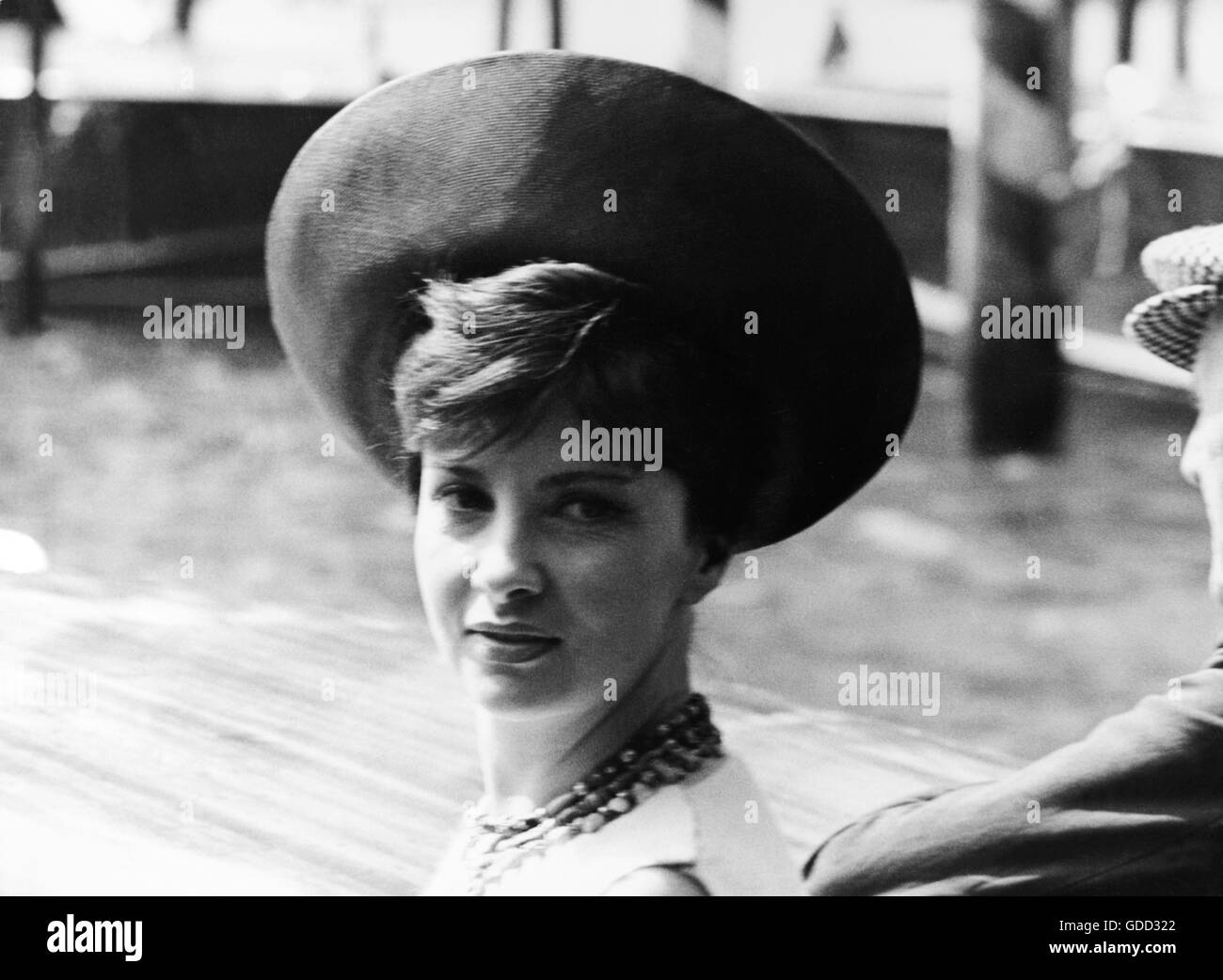 Lollobrigida, Gina, * 4.7.1927, Italian actress, portrait, XXIV. Venice Film Festival, Venice, August 1963, Stock Photo