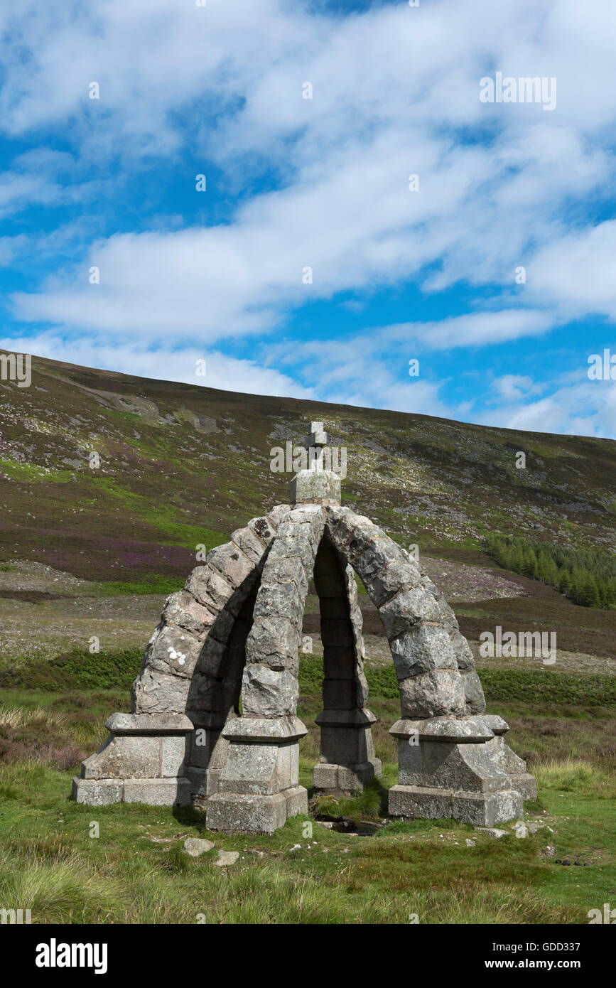 Queens Well, Glen Mark, Glen Esk, Angus, Scotland Stock Photo Alamy