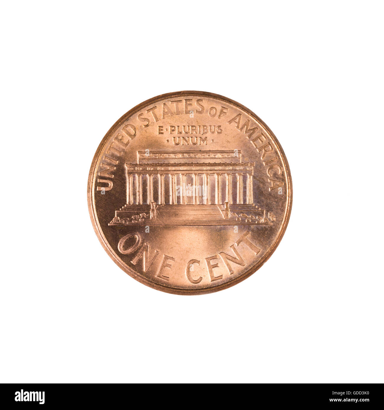 American one cent coin Royalty Free Vector Image