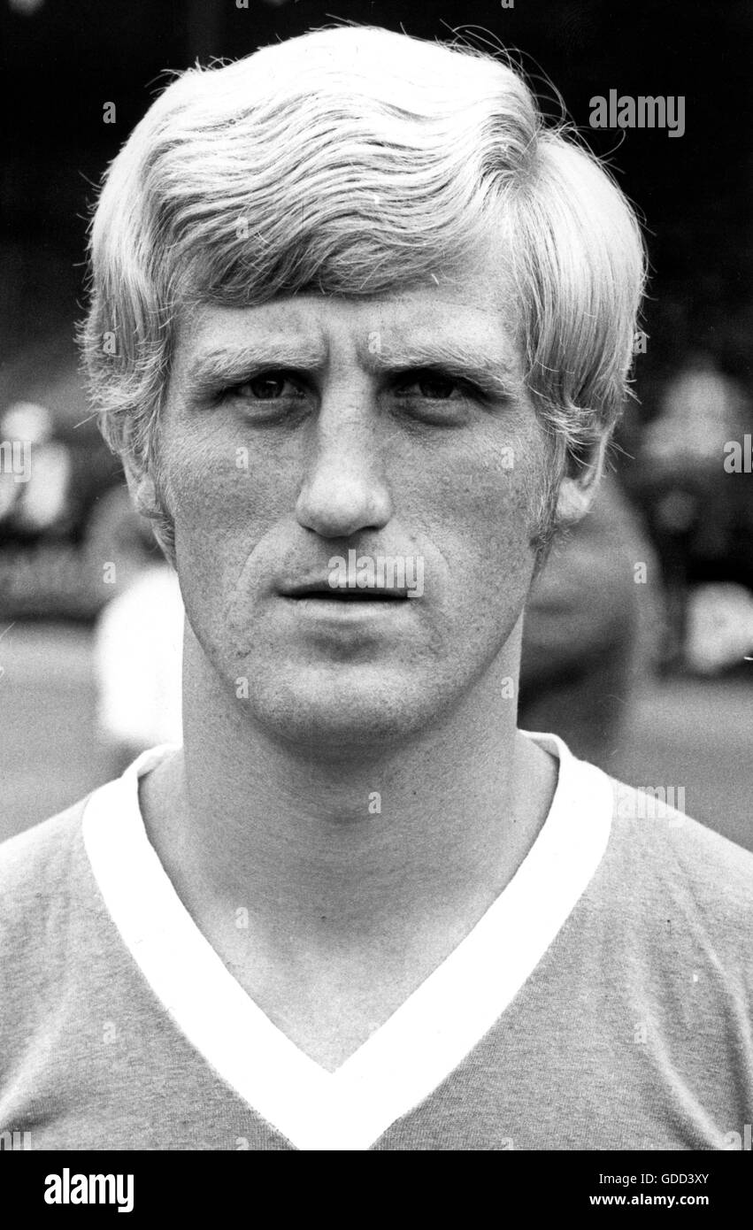 Fichtel, Klaus 'Tanne', * 19.11.1944, German football player, defender and midfielder for FC Schalke 04 1965 - 1980, portrait, circa 1970, Stock Photo