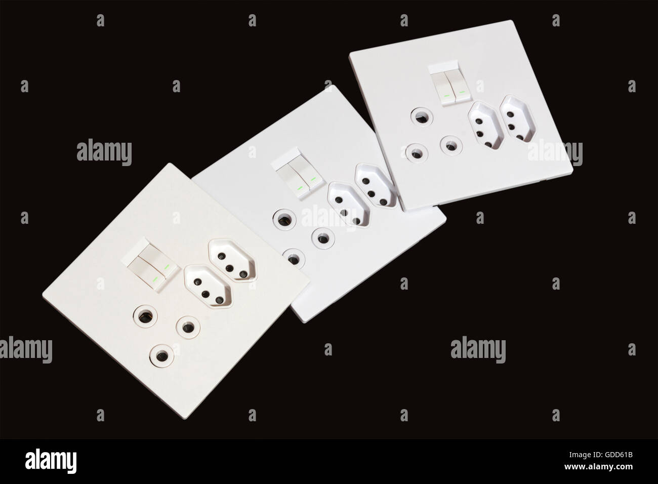 Plastic double socket hi-res stock photography and images - Alamy