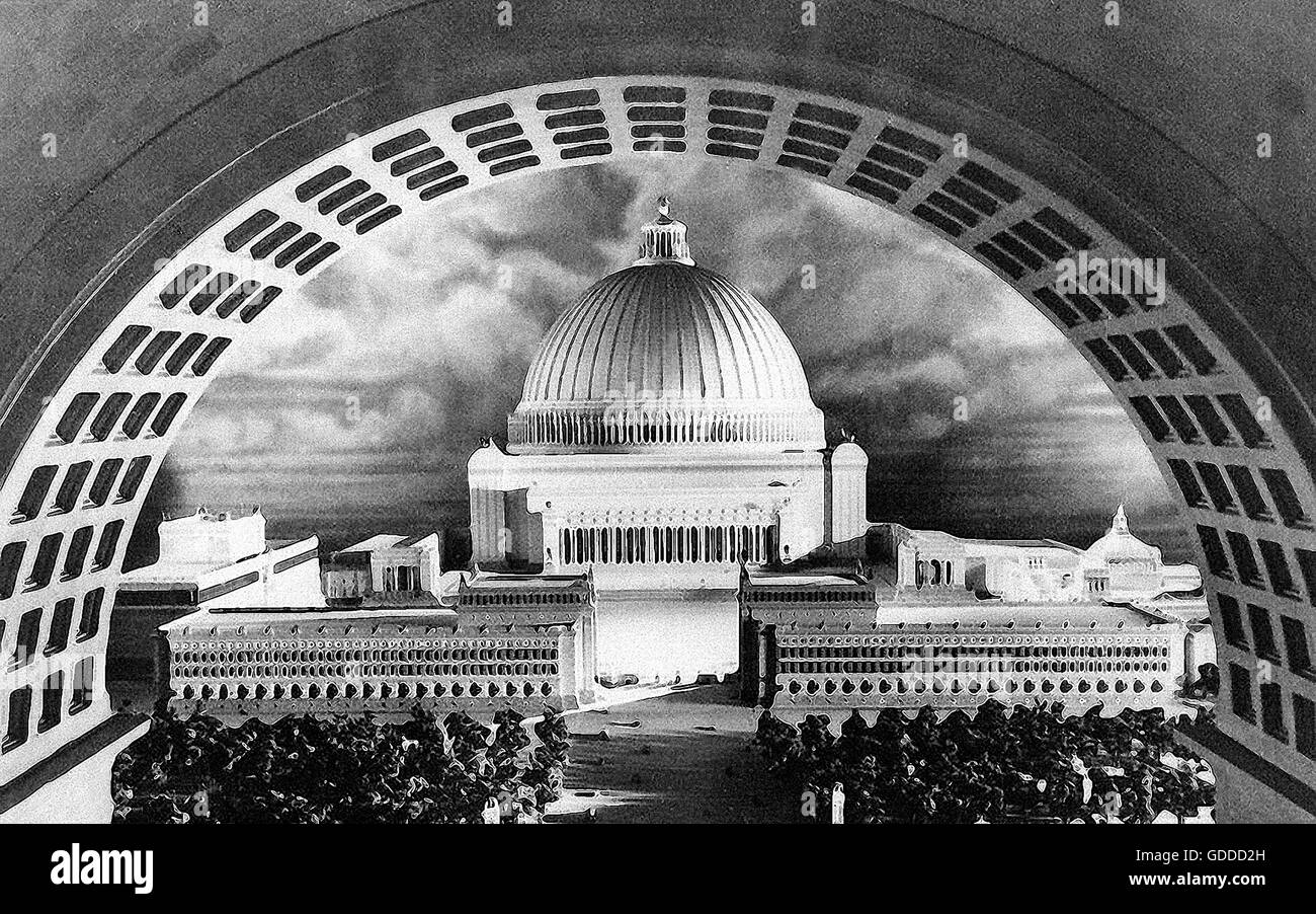 capital of the Reich,Nazi Stock Photo